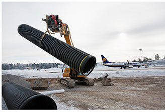 Uponor, Skavsta flygplats, Nyköping