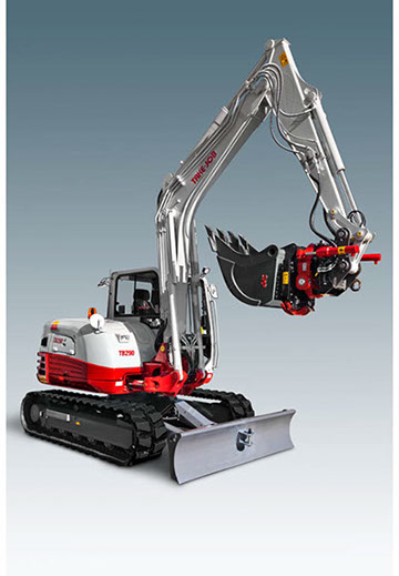 grävmaskin, produktfoto